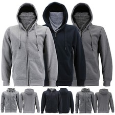 Men's Ninja Mask Hoodie Sweater Zip Up Gym Sport Activewear Fleece Lined Jacket