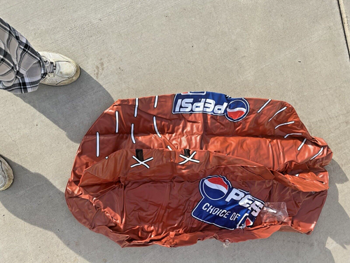 Heavy Duty "PEPSI" Baseball Glove Inflatable Chair and Beach Ball. VTG. NEW - Picture 5 of 6