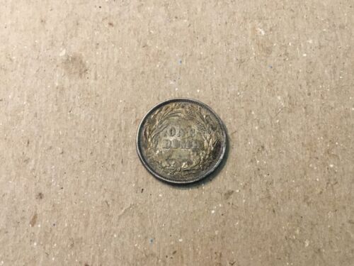 1892 P Barber Dime - Picture 2 of 2