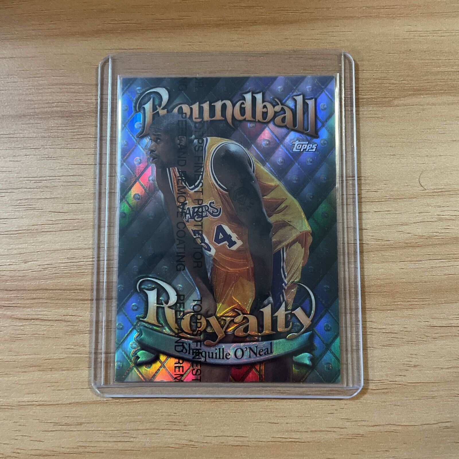 1998-99 Topps Roundball Royalty Refractor Shaquille O'Neal Lakers #R9 C18