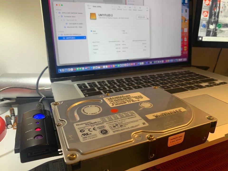 QUANTUM FIREBALL HDD 40GB 3.5" IDE HARD DISK QML40000LD-A 100% TEST VEDI FOTO - Immagine 2 di 4