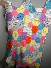 Handmade Baby Afghan Unisex 45 By 28