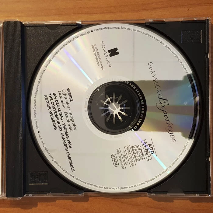 CONTEMPORARY CHAMBER ENSEMBLE Edgard Varese Offrandes Integrales NM/VG+(CD) - Bild 3 von 4