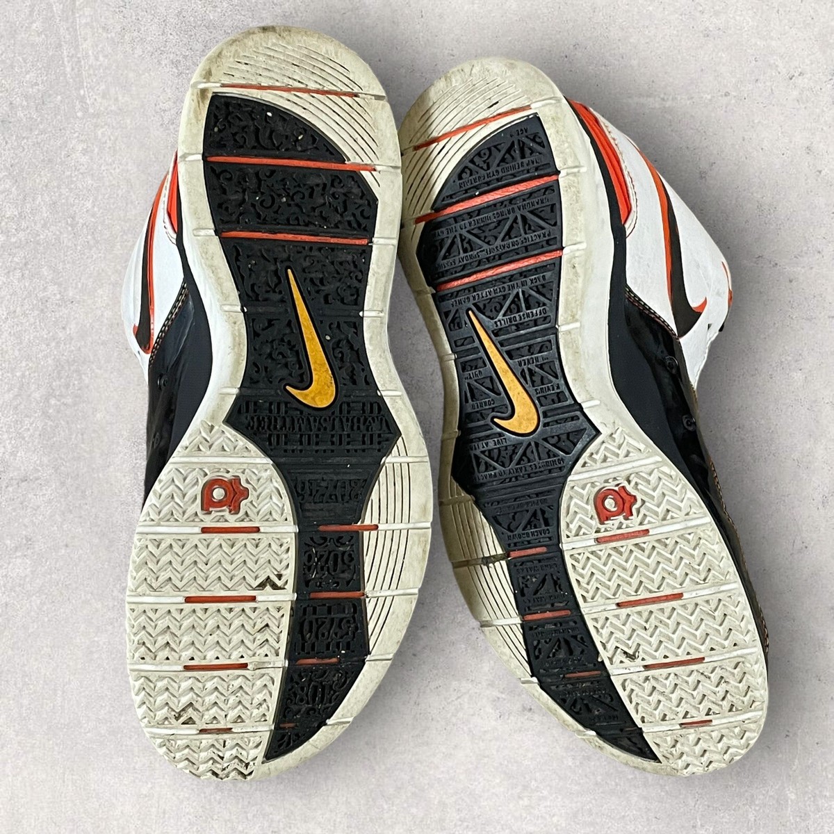 Nike Shoes Kevin Durant Mens 9 KD 2 II Black Orange OKC Thunder