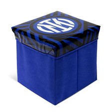 Pouf Storage Inter Bench Chest Footrest 31x31x32cm Football Setup 6741