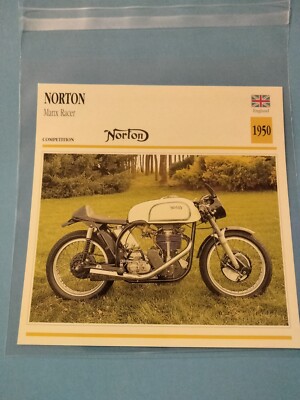 NORTON MANX RACER 1950 Motorcycles Atlas Ed. 1992 free shipping