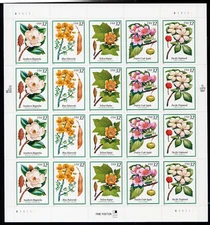 1998 US SC 3193-3197 Flowering Trees Complete Sheet of 20 MNH PO Fresh