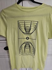 Boys Youth Kids Under Armour Shirt NEW Short Sleeve Yellow Size Large