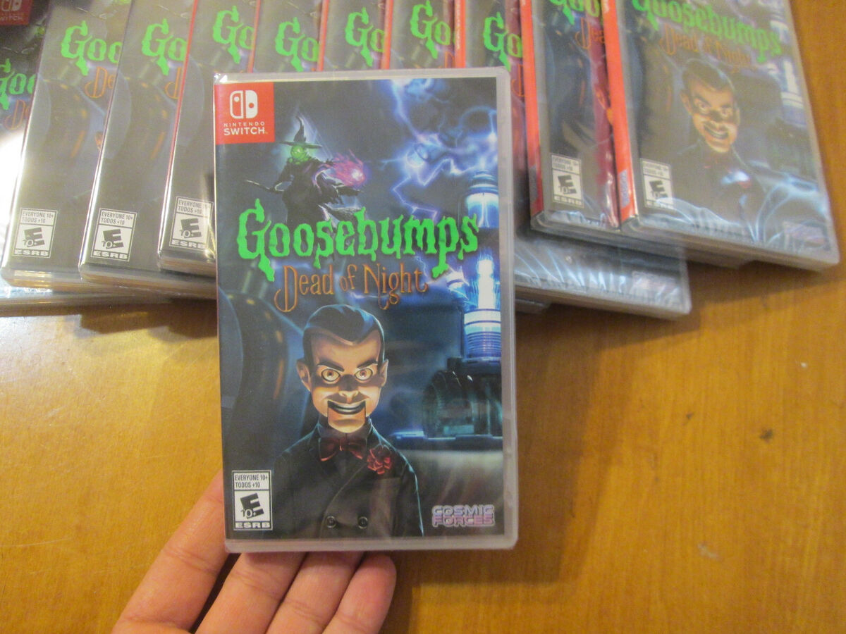 GOOSEBUMPS DEAD OF NIGHT NINTENDO SWITCH GAME SCARE KIDS NEW FACTORY SEALED  860004098607