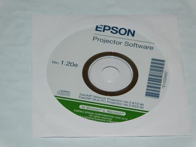 Software Cd Rom EPSON Projector Software CD ROM for Windows and Mac Version 1.20e Free ...