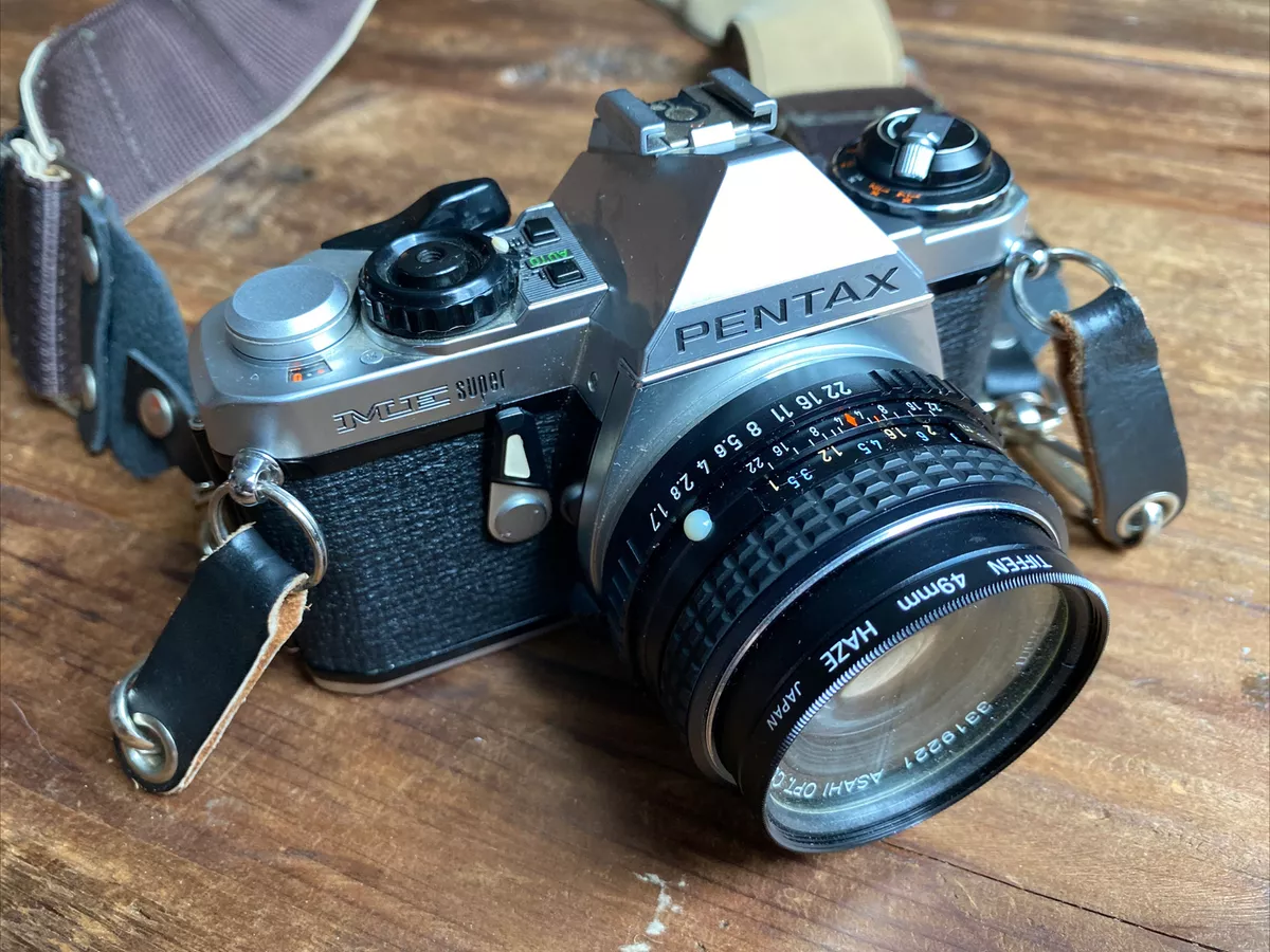 Pentax ME Super 35mm Film Camera With 50mm Asahi Lens