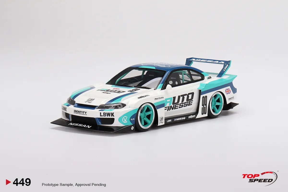 1:18 Nissan S15 Silvia Auto Finesse LB-Super Silhouette