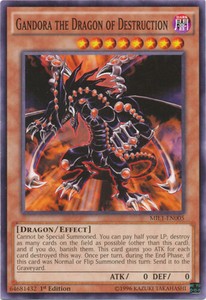Gandora the Dragon of Destruction - MIL1-EN005 - Common - 1st Edition x3 - Near