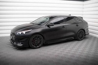 Street Pro Seitenschweller Ansatz FüR + Flaps Kia Proceed GT Mk1 FL Schweller