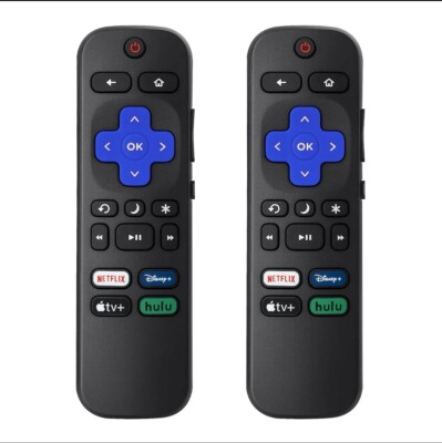 #ad 2 pack Remote Control Replacement for All Roku TVs US SELLER . $11.75