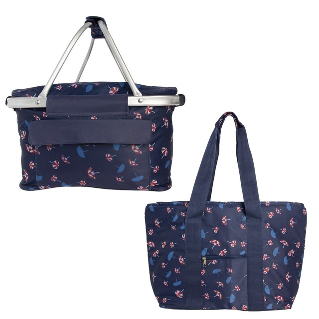 white insulated picnic bag