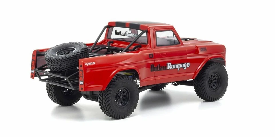 KYOSHO OUTLAW RAMPAGE Pro Brushed 1/10 Elettrico K.34363TB Rosso T1 - Immagine 3 di 4