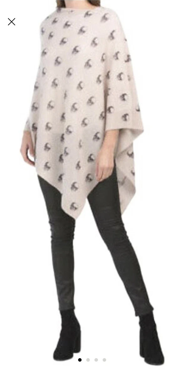 360 cashmere clearance poncho