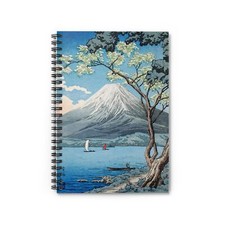 Nature Inspired Spiral Notebook, Journal for Nature Lovers, Vintage Art