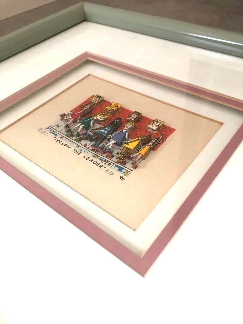 james rizzi ジェームスリジィ　follow the leader James Rizzi A/P 3D Silkscreen follow the leader Signed
