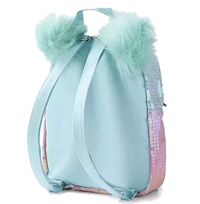 Justice Iridescent Sequin Initial Mini Backpack Ombre | eBay