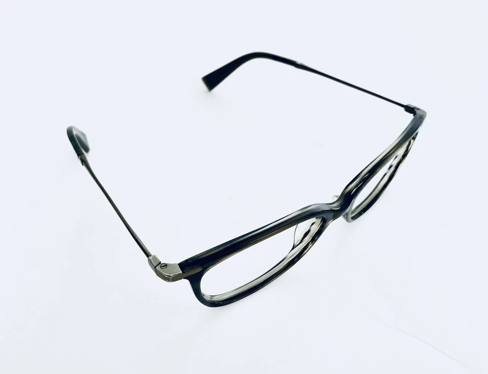 Gafas Wayfarer Serafín Madera Mate Grano Verde Transparente Hechas a Mano Japón 52 17 140 Foto 4 de 4