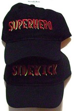 GOODFELLOW 2 PACK MENS  BOYS BLACK BASEBALL HATS