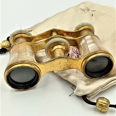 Lot De 4 Perles Anciennes En Verre – Maison BRUNET – Yeux De Poupées – Vintage 1900