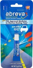 NEW Abreva Cold Sore/Fever Blister Treatment On the Go, 0.07 Oz / 2g Exp 11/2025