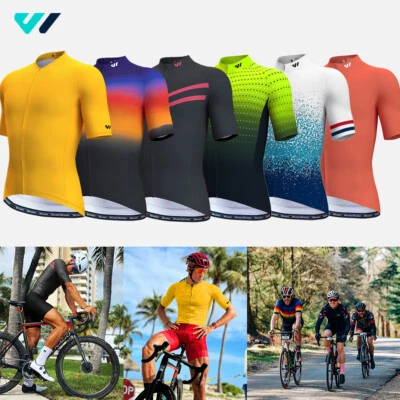 Wulibike Radtrikot Herren Fahrradtrikot Trikot Kurza Fahrrad Shirt MTB Radshirt - Bild 1 von 4