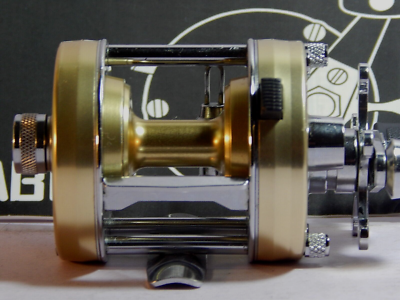 Vintage ABU Garcia Ambassadeur 2500C champagne gold casting reel