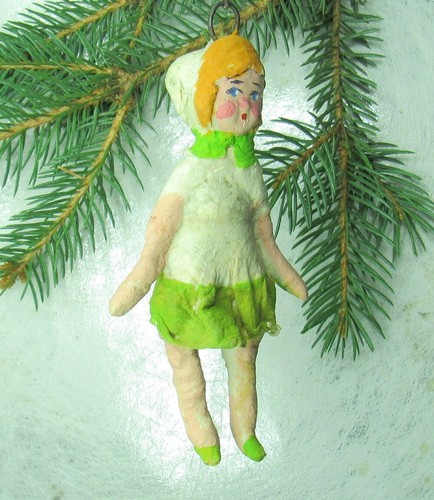 Ancien Ornement de Noël en coton Vintage Sapin Xmas Nouvel An 🎄#1011243 - Picture 9 of 10