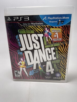 Just Dance 4 (Sony PlayStation 3, 2012) PS3 Complete and Tested