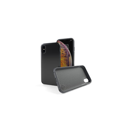 KMP Sporty Schutzhülle für iPhone XS Max Black Stone