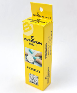 BERGEON 6033 1 RODICO Reinigungsmasse blau/petrol 34 Gramm Stange ungebraucht