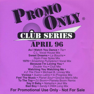 Promo Only Club Series April 1996