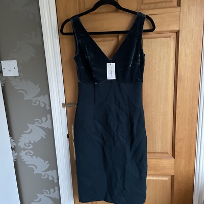 New With Tags L K Bennett 'Liz' Jade/green Velvet Pencil Dress Size UK 6 Uk  | eBay UK