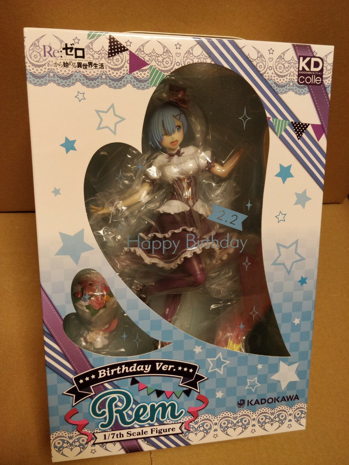 RE:ZERO REM BIRTHDAY VER. 1/7 FIGURE (KADOKAWA) OFFICIAL NEW SEALED