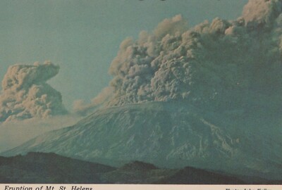 Mount St. Helens Eruption Volcano Washington May 18, 1980 Postcard