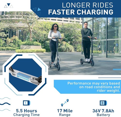 Hiboy S2 SE Electric Scooter for Adults 10"Tires 17Mile 19MPH 430W Peak Motor - Picture 3 of 10
