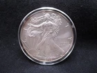 2008 American Silver Eagle Uncirculated- 1 ounce .999 silver in Capsule 5
