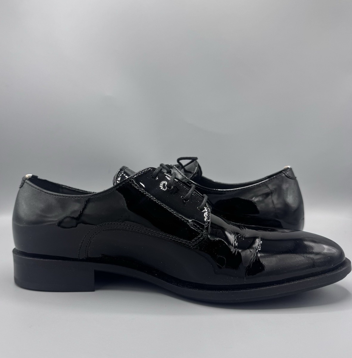 Boss By Hugo Boss Men\'s Black Colby Derby Patent Leather Dress Shoes Size US 8 HUGO BOSS Men main image 4