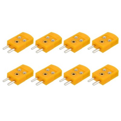 8Stk Mini K Typ Thermoelement Drahtverbinder Stecker Adapter 120°C 248°F