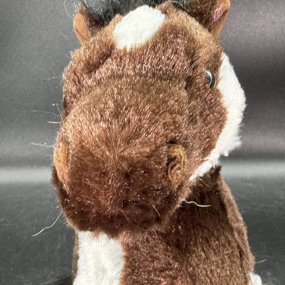 Ganz Webkinz Pinto Horse Plush Stuffed Animal HM147 Brown White NO CODE 2008 - Image 3 of 4