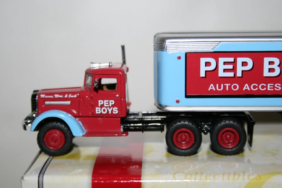 DINKY Matchbox 1939 Pep Boys Peterbilt Tractor Trailer NEW w/ COA - Image 3 of 4