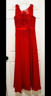 Red Evening Gown