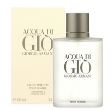 Aqua Acqua Di Gio Cologne 3.3 3.4 oz By GIORGIO ARMANI FOR MEN NEW SEAL BOX