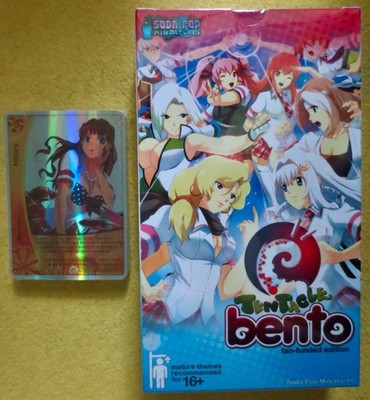 Tentacle Bento card game with promo card pack 2012 Soda Pop Miniatures in shrink