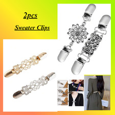 Sweater Clips Vintage Dress Clip Waist Cincher Belt Cardigan Collar Clip