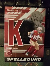 2023 Panini Donruss Elite Spellbound Pink George Kittle #SB-GK1